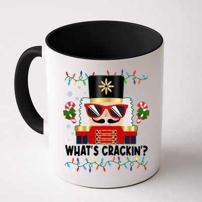 Funny Christmas Nutcracker Whats Crackin Mug
