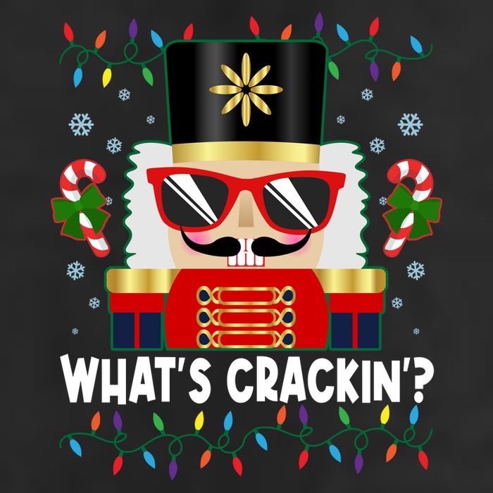 Funny Christmas Nutcracker Whats Crackin Beanie