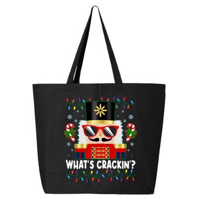 Funny Christmas Nutcracker Whats Crackin 25L Jumbo Tote