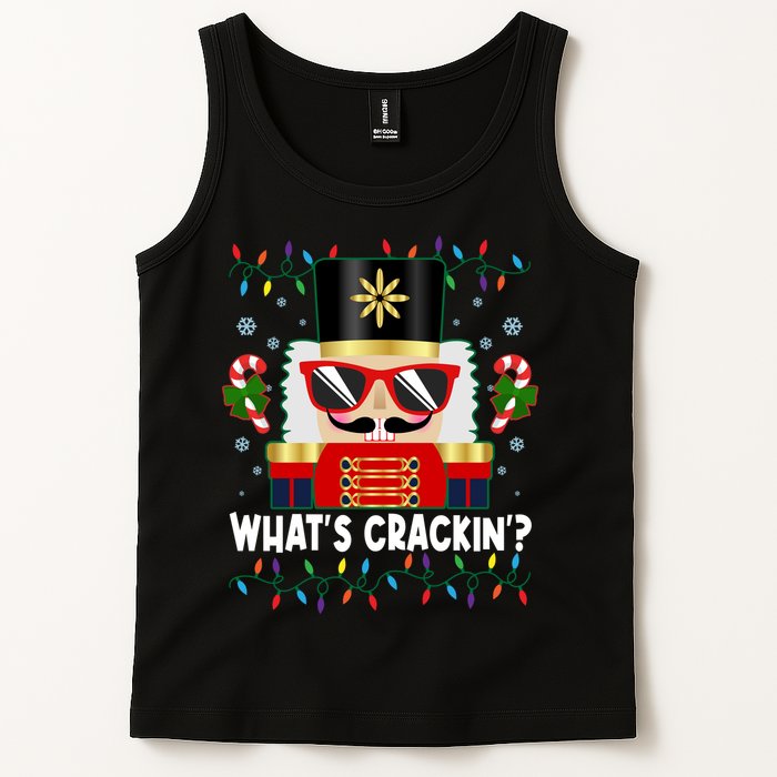 Funny Christmas Nutcracker Whats Crackin Tank Top