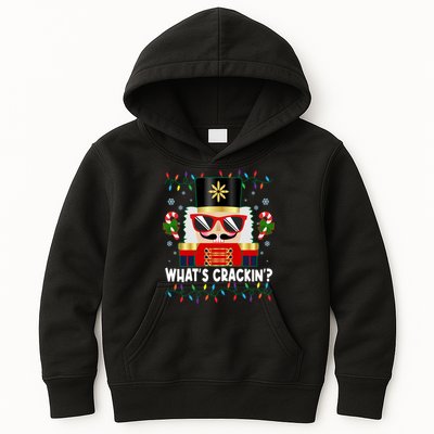 Funny Christmas Nutcracker Whats Crackin Kids Hoodie