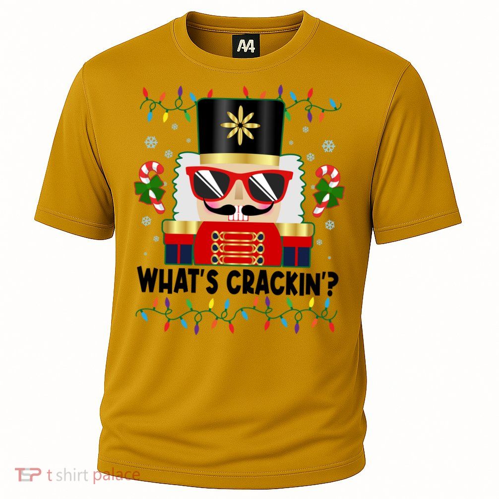 Funny Christmas Nutcracker Whats Crackin Cooling Performance Crew T-Shirt