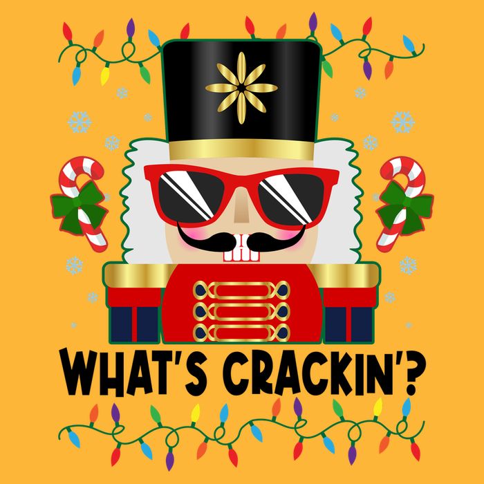 Funny Christmas Nutcracker Whats Crackin Performance Shirt