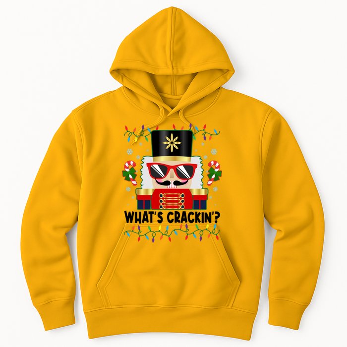 Funny Christmas Nutcracker Whats Crackin Hoodie