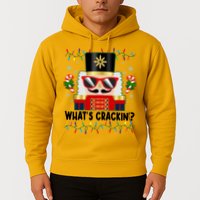 Funny Christmas Nutcracker Whats Crackin Hoodie