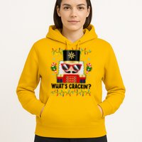 Funny Christmas Nutcracker Whats Crackin Hoodie