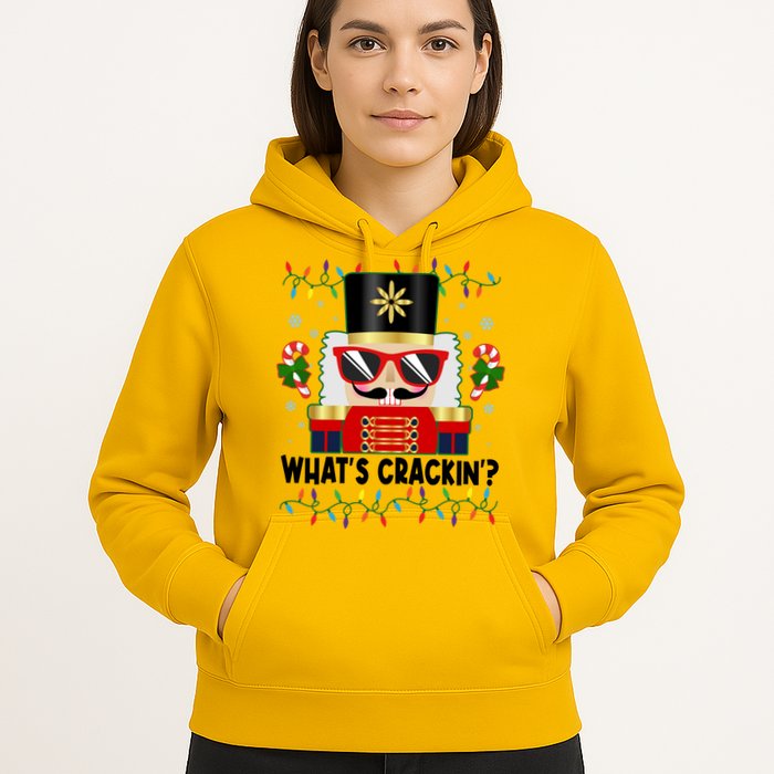 Funny Christmas Nutcracker Whats Crackin Hoodie