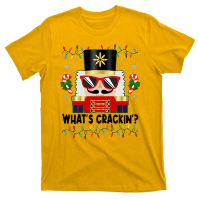 Funny Christmas Nutcracker Whats Crackin T-Shirt