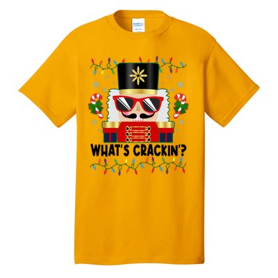 Funny Christmas Nutcracker Whats Crackin Tall T-Shirt