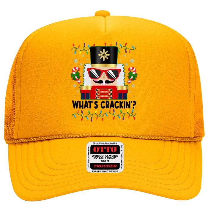 Funny Christmas Nutcracker Whats Crackin Trucker Hat