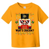 Funny Christmas Nutcracker Whats Crackin Toddler T-Shirt