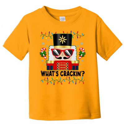 Funny Christmas Nutcracker Whats Crackin Toddler T-Shirt