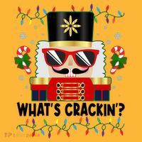 Funny Christmas Nutcracker Whats Crackin Short Acrylic Beanie