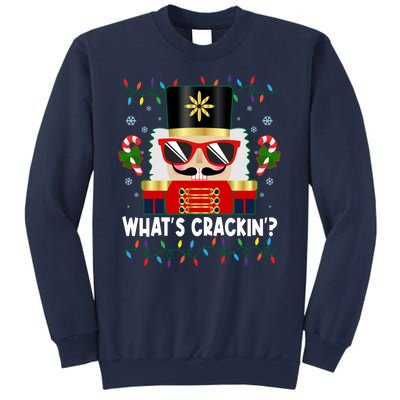 Funny Christmas Nutcracker Whats Crackin Sweatshirt