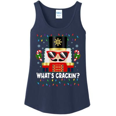 Funny Christmas Nutcracker Whats Crackin Ladies Essential Tank