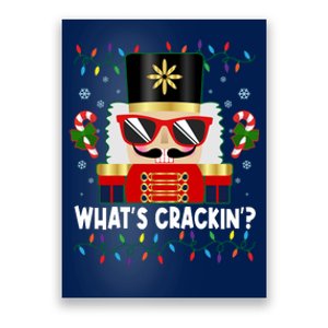 Funny Christmas Nutcracker Whats Crackin Poster