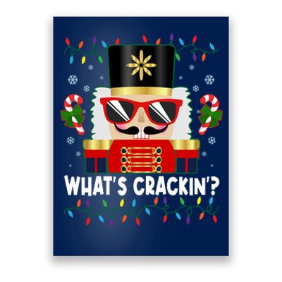 Funny Christmas Nutcracker Whats Crackin Poster