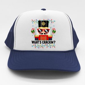 Funny Christmas Nutcracker Whats Crackin Trucker Hat