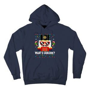 Funny Christmas Nutcracker Whats Crackin Tall Hoodie