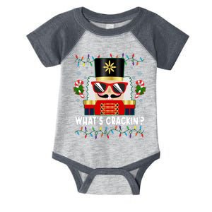 Funny Christmas Nutcracker Whats Crackin Infant Baby Jersey Bodysuit