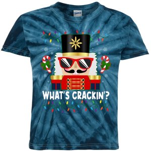 Funny Christmas Nutcracker Whats Crackin Kids Tie-Dye T-Shirt