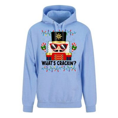 Funny Christmas Nutcracker Whats Crackin Unisex Surf Hoodie