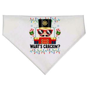 Funny Christmas Nutcracker Whats Crackin USA-Made Doggie Bandana