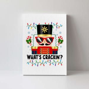 Funny Christmas Nutcracker Whats Crackin Canvas