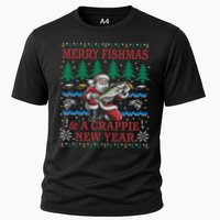 Funny Crappie New Year Fishing Ugly Christmas Sweater Party Performance Shirt