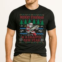Funny Crappie New Year Fishing Ugly Christmas Sweater Party Performance Shirt