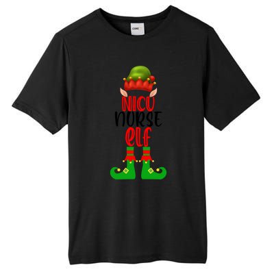 Funny Christmas Nurse Elf Outfit Funny Gift Tall Fusion ChromaSoft Performance T-Shirt