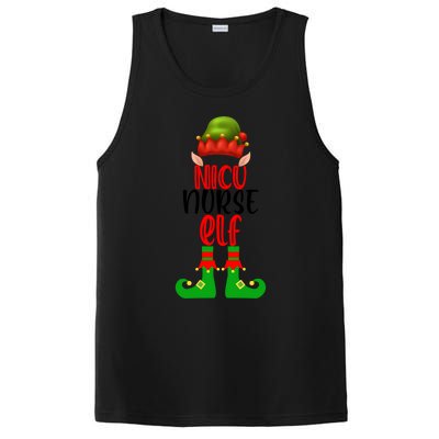 Funny Christmas Nurse Elf Outfit Funny Gift PosiCharge Competitor Tank