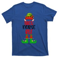 Funny Christmas Nurse Elf Outfit Funny Gift T-Shirt