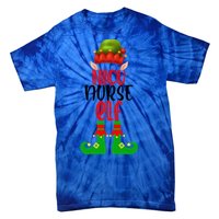 Funny Christmas Nurse Elf Outfit Funny Gift Tie-Dye T-Shirt