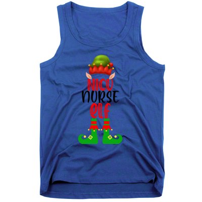 Funny Christmas Nurse Elf Outfit Funny Gift Tank Top