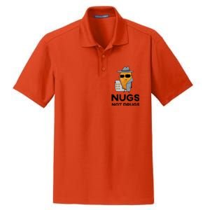 Funny Chicken Nuggets Nugs Not Drugs Dry Zone Grid Polo