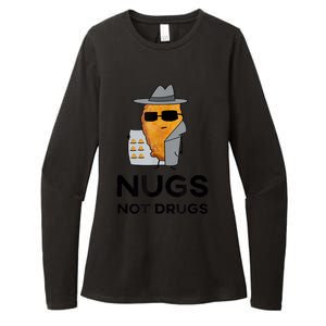 Funny Chicken Nuggets Nugs Not Drugs Womens CVC Long Sleeve Shirt