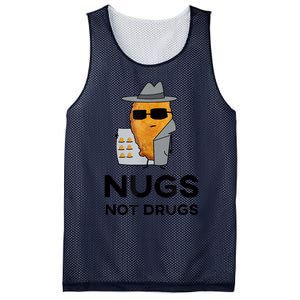 Funny Chicken Nuggets Nugs Not Drugs Mesh Reversible Basketball Jersey Tank