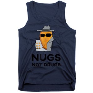 Funny Chicken Nuggets Nugs Not Drugs Tank Top