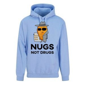 Funny Chicken Nuggets Nugs Not Drugs Unisex Surf Hoodie