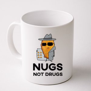 Funny Chicken Nuggets Nugs Not Drugs Coffee Mug