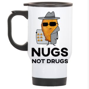 Funny Chicken Nuggets Nugs Not Drugs Stainless Steel Travel Mug