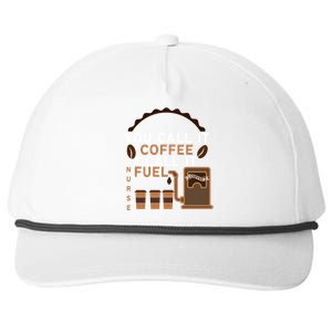 Funny Coffee Nurse Fuel Gift Snapback Five-Panel Rope Hat