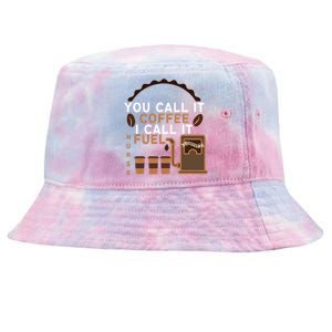 Funny Coffee Nurse Fuel Gift Tie-Dyed Bucket Hat