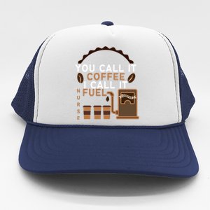 Funny Coffee Nurse Fuel Gift Trucker Hat