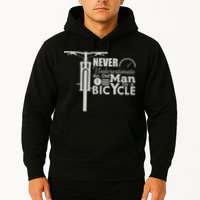 Funny Cyling Never Underestimate An Old Guy On A Bicycle Gift Hoodie