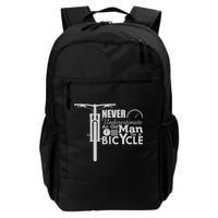 Funny Cyling Never Underestimate An Old Guy On A Bicycle Gift Backpack