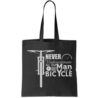 Funny Cyling Never Underestimate An Old Guy On A Bicycle Gift Bag