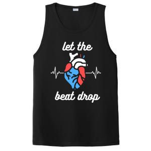 Funny Cardiac Nurse Let The Beat Drop Cardiologist Heart Great Gift PosiCharge Competitor Tank