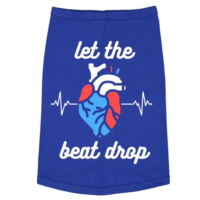 Funny Cardiac Nurse Let The Beat Drop Cardiologist Heart Great Gift Doggie Tank